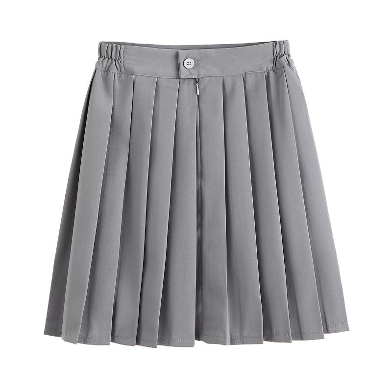 Skirts 2021 Women Spring Summer Pleated Skirt Fashion High Waist Preppy Cute School Girls Sexy Mini Short Dance Gray Navy -5XL, Navyblue 45cm
Skirts 2021 Women Spring Summer Pleated Skirt Fashion High Waist Preppy Cute School Girls Sexy Mini Short Dance Gray Navy -5XL, Navyblue 45cm