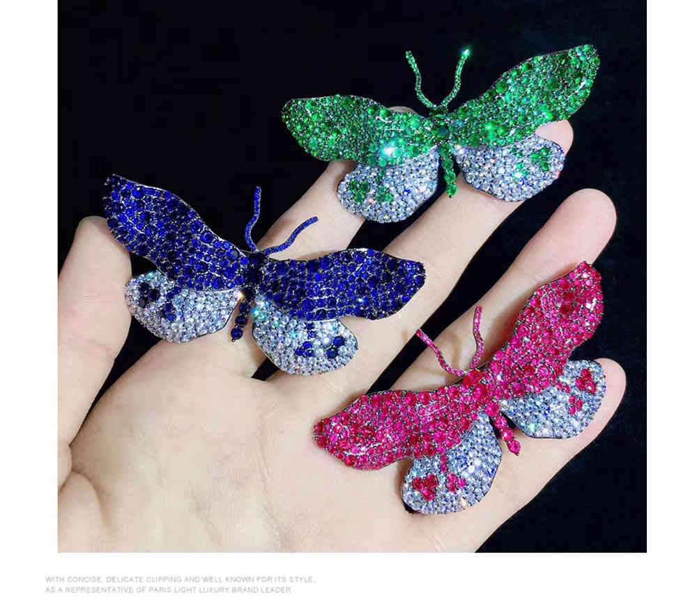 Women's High Quality CZ Buttyfly Fashion Style brooch For Woman