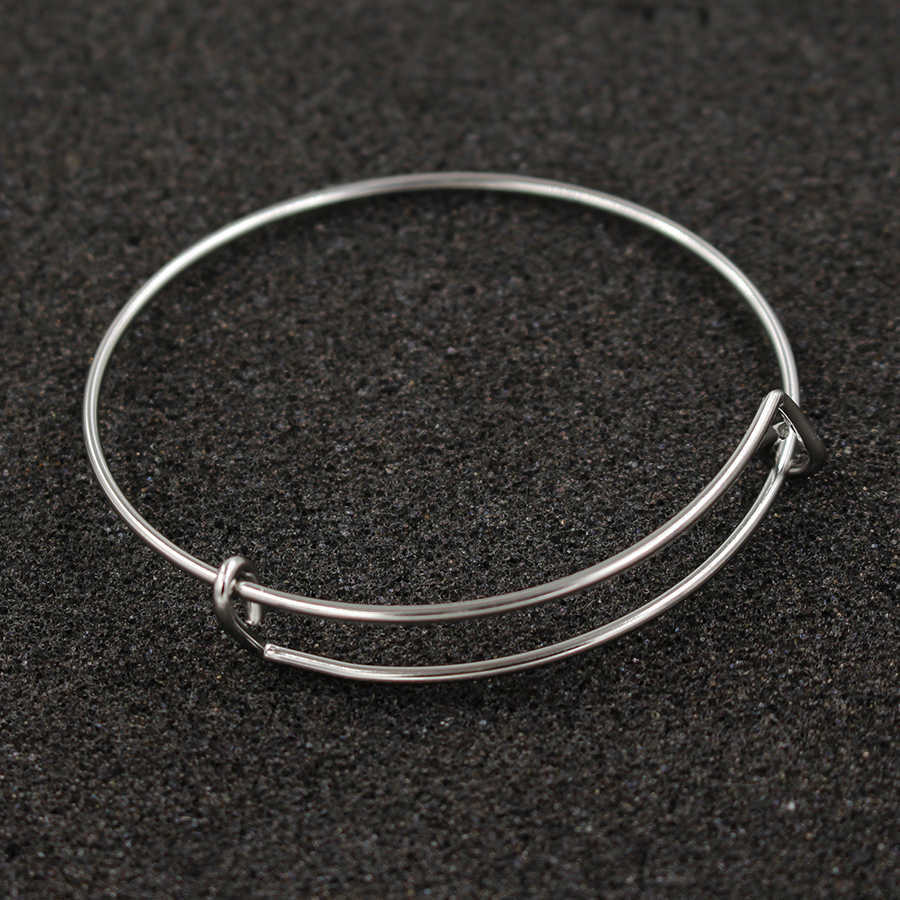 Fnixar 1.6mm Wire Stainless Steel Expandable Bracelet Base Adjustable Blank Bangle Diy Charm Bracelets& Bangles 50 Piece/lot Q0720
Fnixar 1.6mm Wire Stainless Steel Expandable Bracelet Base Adjustable Blank Bangle Diy Charm Bracelets& Bangles 50 Piece/lot Q0720