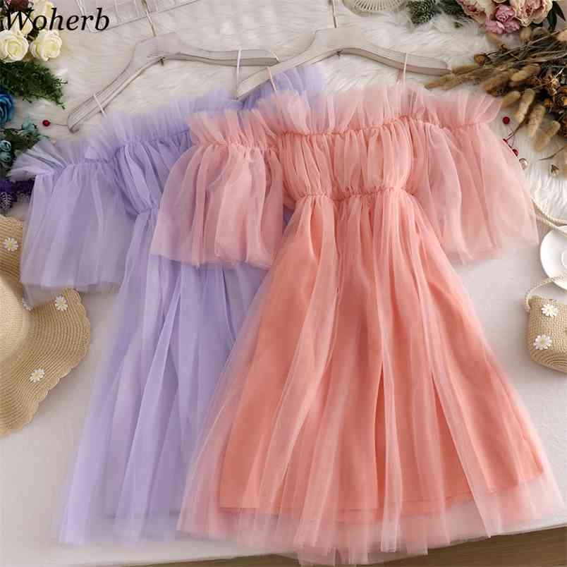 Elegant Mesh Dress Women Sexy Off Shoulder Slash Neck Solid Princess Dresses Sweet Robe Summer Vestidos 210519, Pink
Elegant Mesh Dress Women Sexy Off Shoulder Slash Neck Solid Princess Dresses Sweet Robe Summer Vestidos 210519, Pink