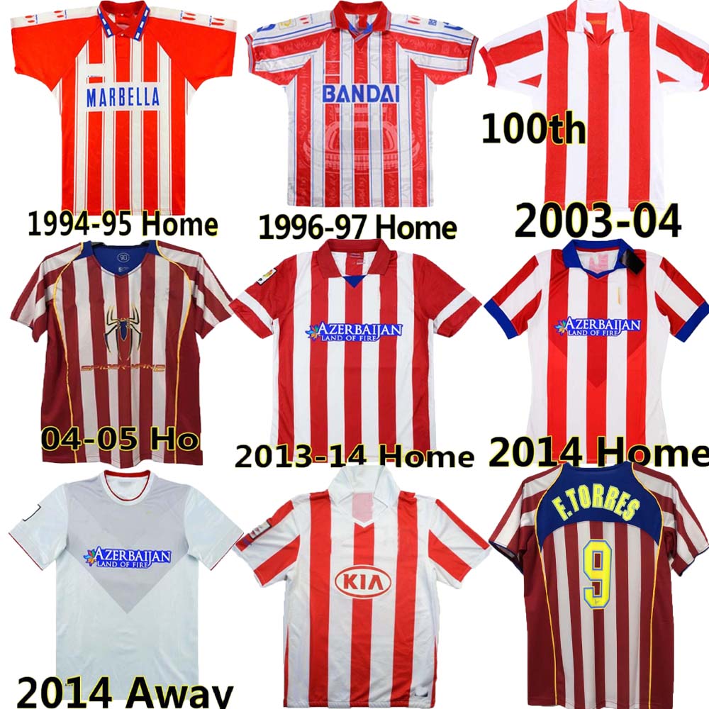 Retro 2004 2005 Atlético Madrid Soccer Jerseys # 9 F. Torres 1994 95 96 97 2013 14 15 Caminero Griezmann Gabi Home Vintage Classic Football Shirt, Black;yellow
Retro 2004 2005 Atlético Madrid Soccer Jerseys # 9 F. Torres 1994 95 96 97 2013 14 15 Caminero Griezmann Gabi Home Vintage Classic Football Shirt, Black;yellow