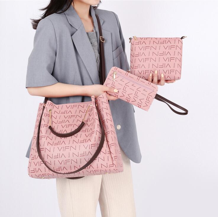 wholesale women leather shoulder bag elegantly printed three-piece womens handbags Simple Joker leathers messenger bags Large color matching fashion handbag
wholesale women leather shoulder bag elegantly printed three-piece womens handbags Simple Joker leathers messenger bags Large color matching fashion handbag