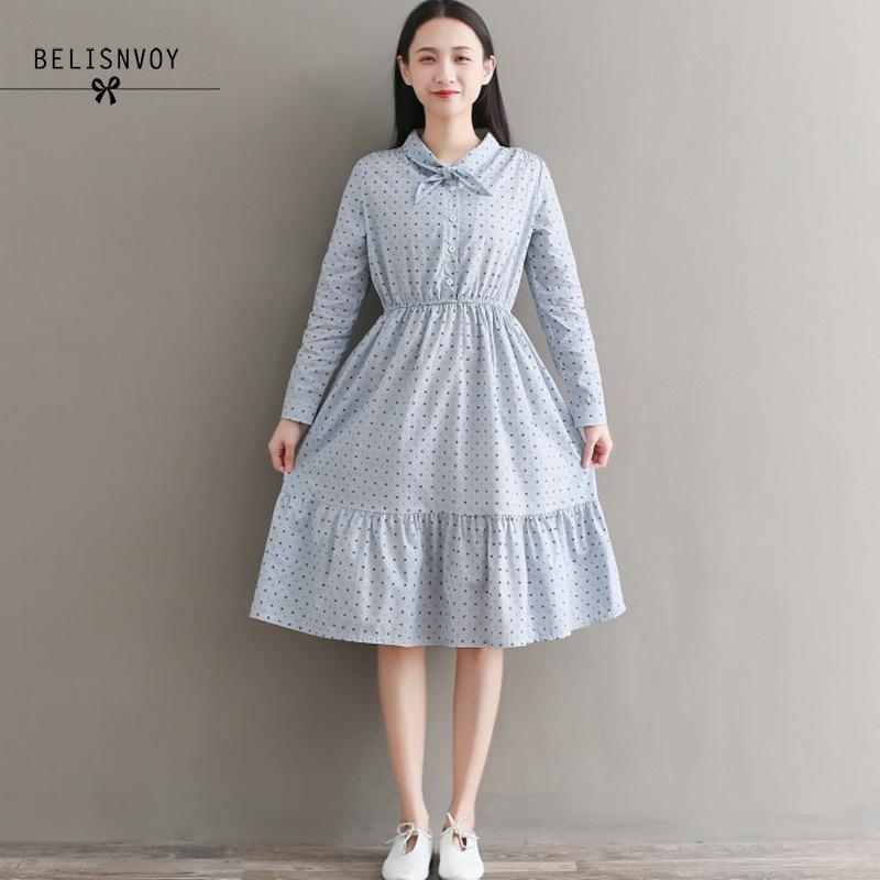 Floral Printed Dress Women Spring Autumn Long Sleeve Casual Cotton Pleated Bowknot Vintage es Vestidos Robe Femme 210520, Blue
Floral Printed Dress Women Spring Autumn Long Sleeve Casual Cotton Pleated Bowknot Vintage es Vestidos Robe Femme 210520, Blue