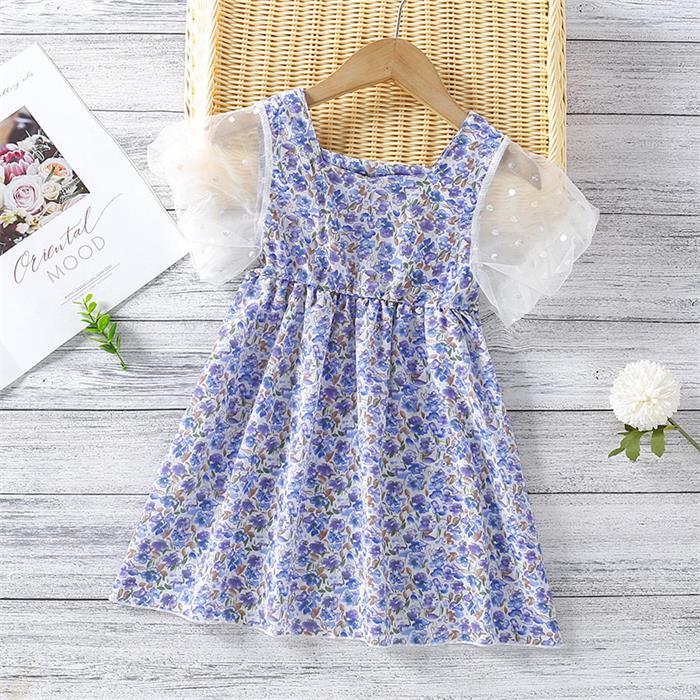 2021 Summer New Kids Girls Dress Pink Purple Floral Short Mesh Dot Sleeves Girl Dresses Children Casual Clothes E76, Red;yellow
2021 Summer New Kids Girls Dress Pink Purple Floral Short Mesh Dot Sleeves Girl Dresses Children Casual Clothes E76, Red;yellow