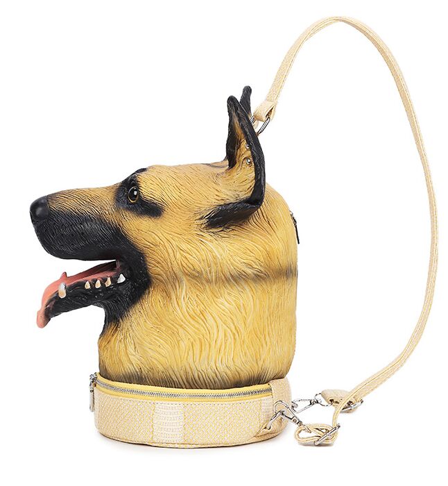 Fashion 3D Dog bags for women Backpack Originality giris Shoulder Bag Funny personality Purse lady Party Cosmetic Bag