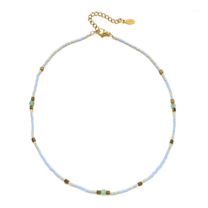 Chains Endless Story Bohemian Natural Stone Cute MIYUKI Beads Fashion Women Collares Collier Beaded Short Choker Necklace Jewelry Gift
Chains Endless Story Bohemian Natural Stone Cute MIYUKI Beads Fashion Women Collares Collier Beaded Short Choker Necklace Jewelry Gift