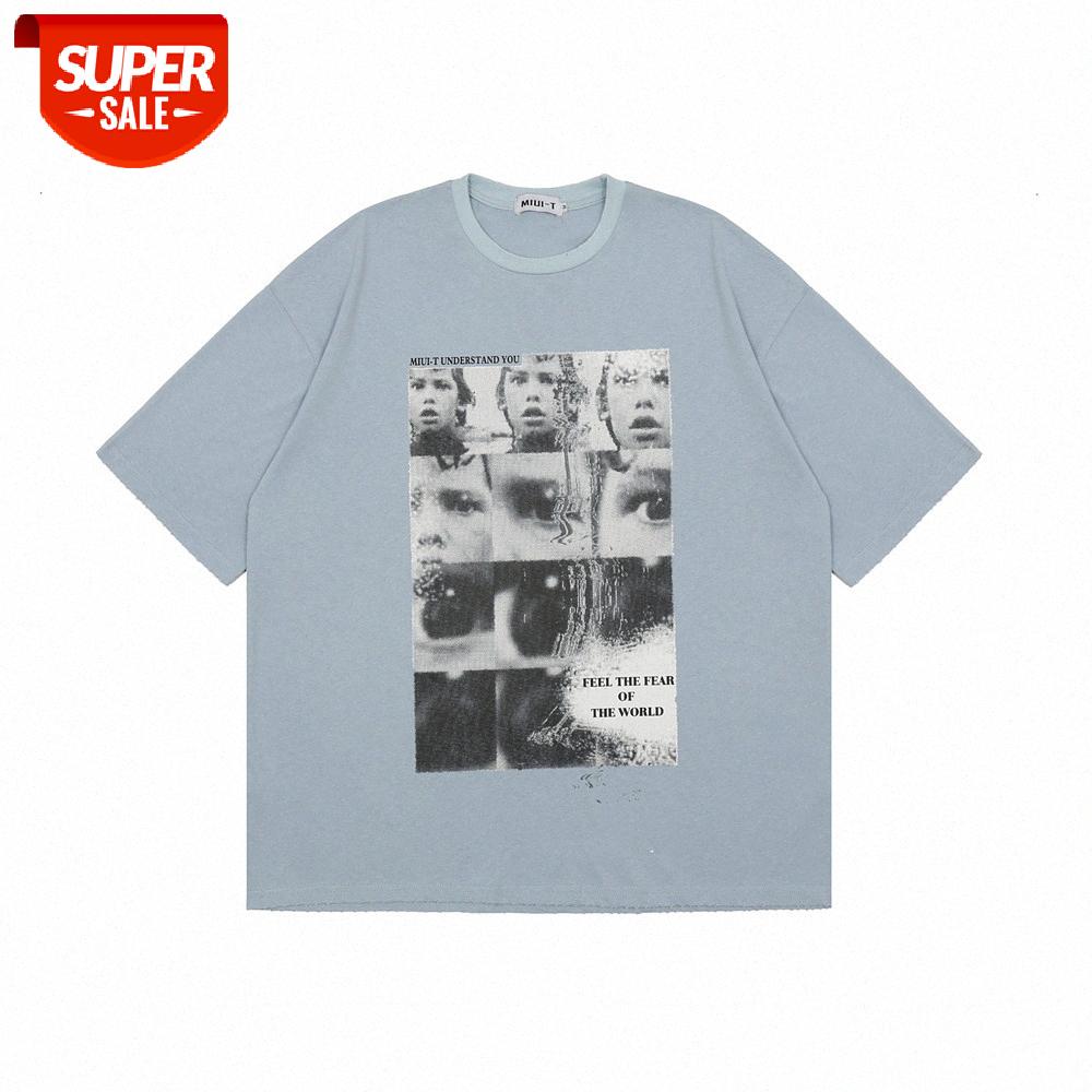 Character print short-sleeved T-shirt men's bf lazy style loose half-sleeved pullover round neck five-point sleeves #eq43, White;black
Character print short-sleeved T-shirt men's bf lazy style loose half-sleeved pullover round neck five-point sleeves #eq43, White;black