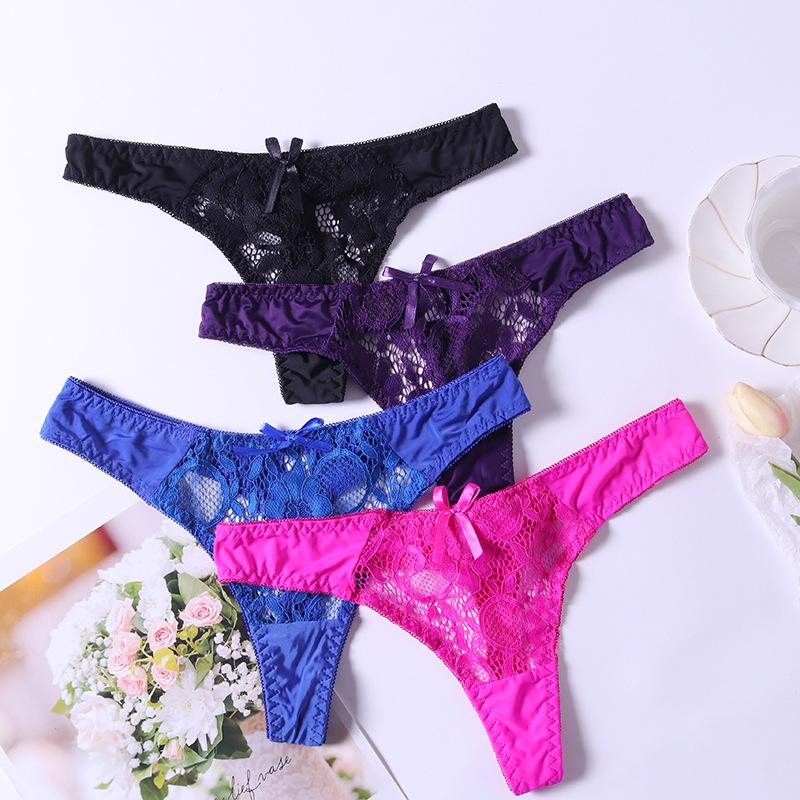 Women' Panties Lace G-String For Woman Underwear Hollow Out Sexy Lingerie Female Brief Transparent Underpants Cute Solid Color Thong, Pink
Women' Panties Lace G-String For Woman Underwear Hollow Out Sexy Lingerie Female Brief Transparent Underpants Cute Solid Color Thong, Pink