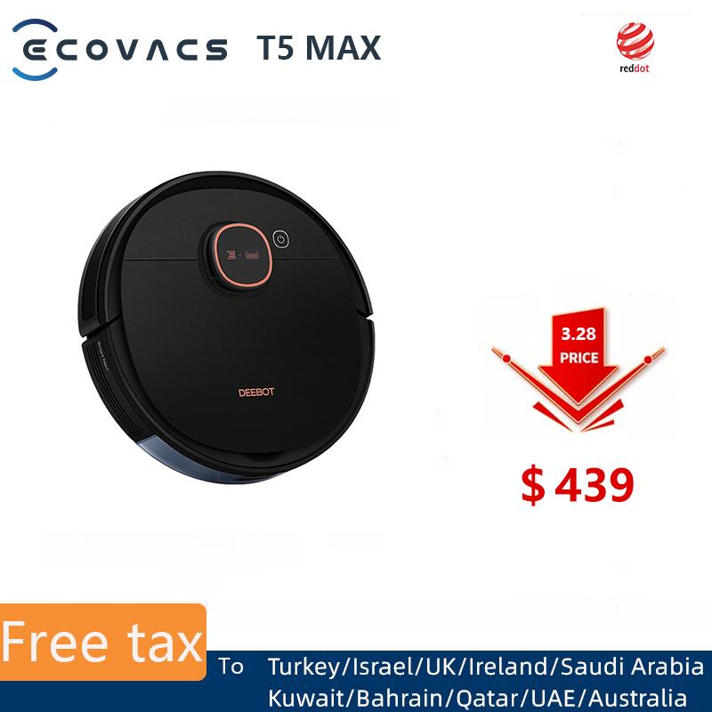 Vacuum Cleaners Original ECOVACS DEEBOT OZMO T5 MAX Cleaner Robot APP Function English Speaking China Version
Vacuum Cleaners Original ECOVACS DEEBOT OZMO T5 MAX Cleaner Robot APP Function English Speaking China Version