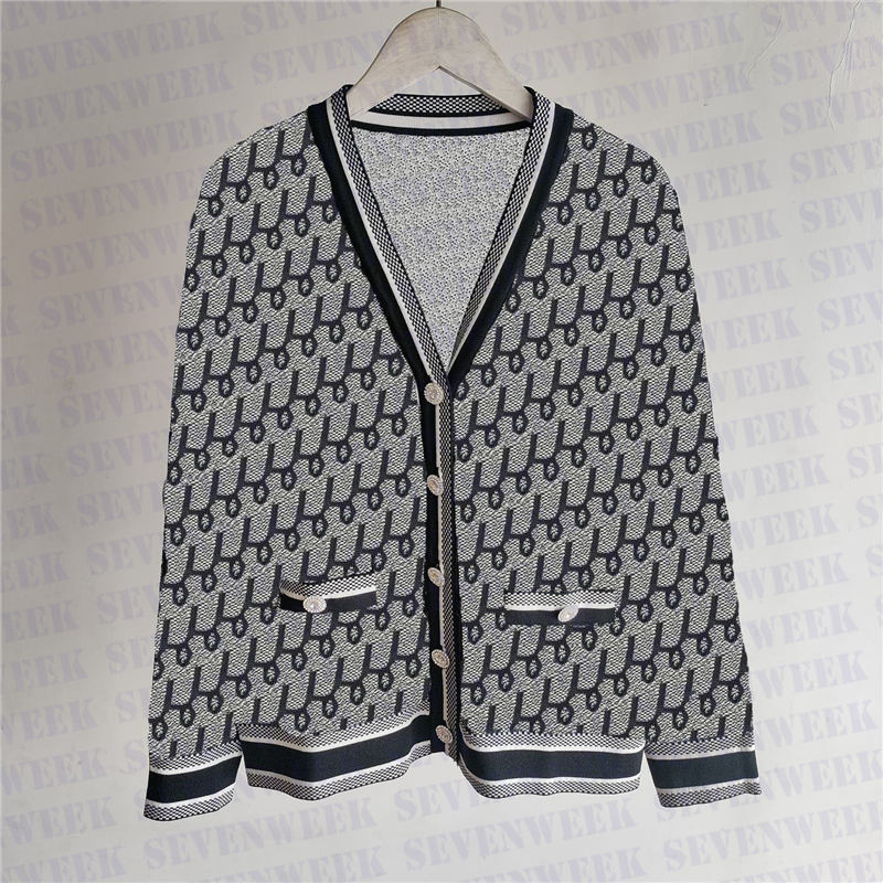 Thin Jacquard Letter Women Cardigan Sweaters With Diamond Button Fashion Designer Womens Clothing, White;black
Thin Jacquard Letter Women Cardigan Sweaters With Diamond Button Fashion Designer Womens Clothing, White;black