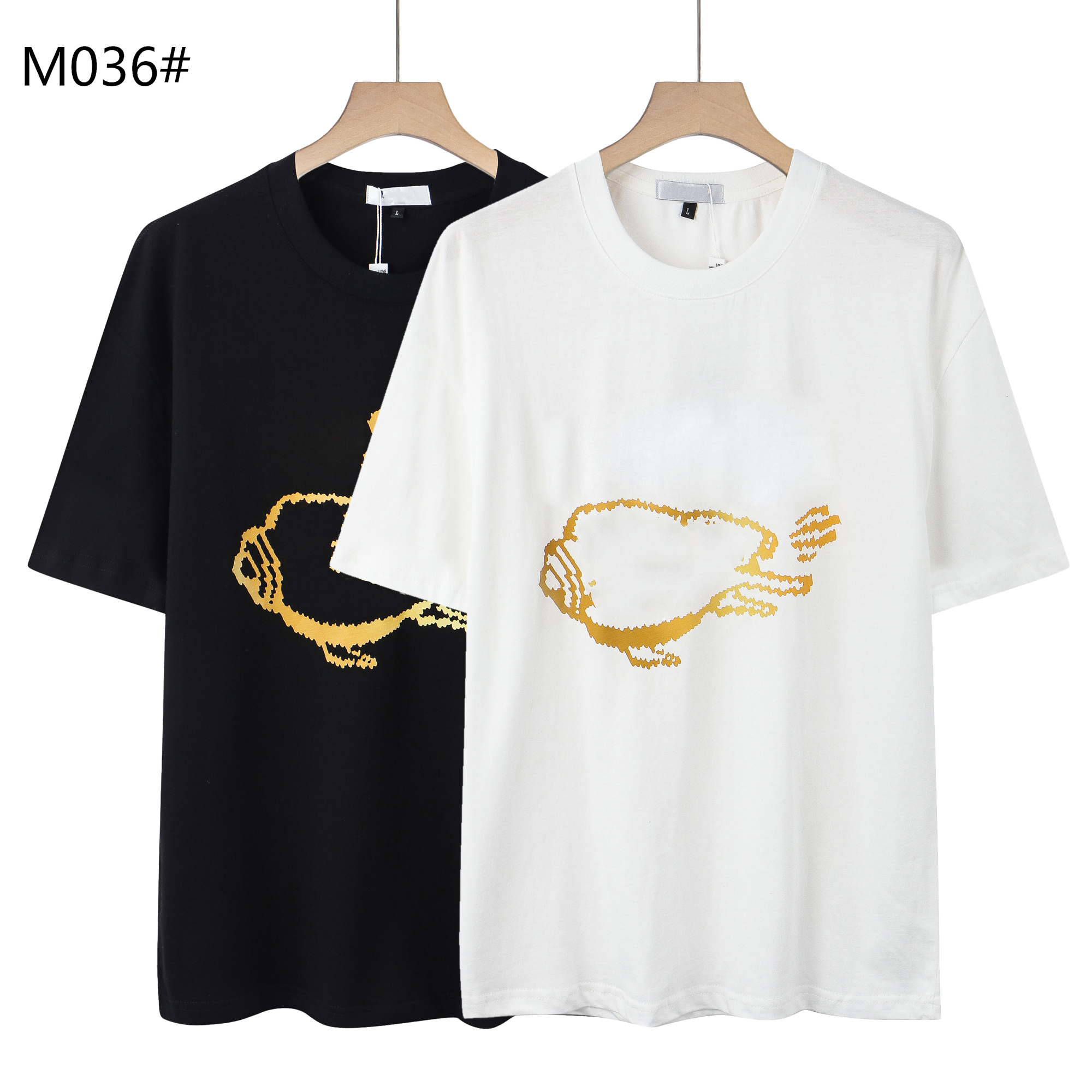 Designer Men's T-Shirts, Casual Men's and Women's Tops Cotton, can be worn with jeans or various sportswear, Asian sizing, White;black
Designer Men's T-Shirts, Casual Men's and Women's Tops Cotton, can be worn with jeans or various sportswear, Asian sizing, White;black