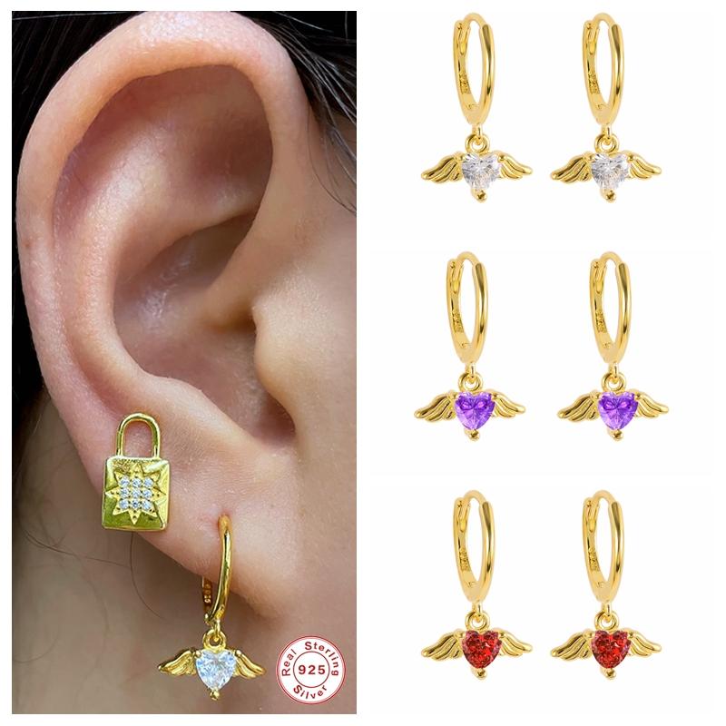 Hoop & Huggie CANNER Earrings 925 Sterling Silver Colorful Love Gem Circel Earring For Women Zircon Aretes Pendientes Plata Jewerly
Hoop & Huggie CANNER Earrings 925 Sterling Silver Colorful Love Gem Circel Earring For Women Zircon Aretes Pendientes Plata Jewerly