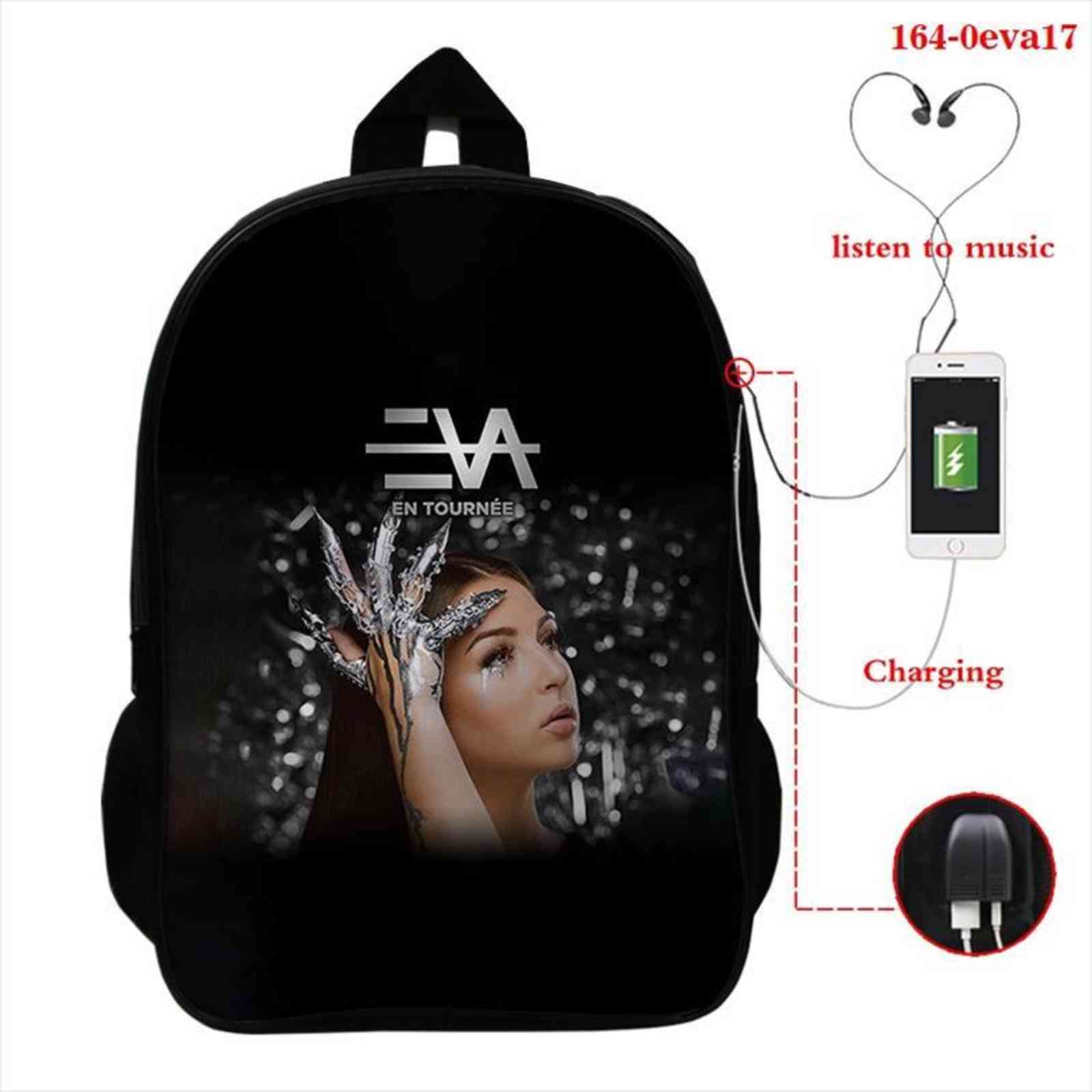 eva queen 16 inch women school bags orthopedic backpack boys girls mochila fashion 3d print usb charging
eva queen 16 inch women school bags orthopedic backpack boys girls mochila fashion 3d print usb charging