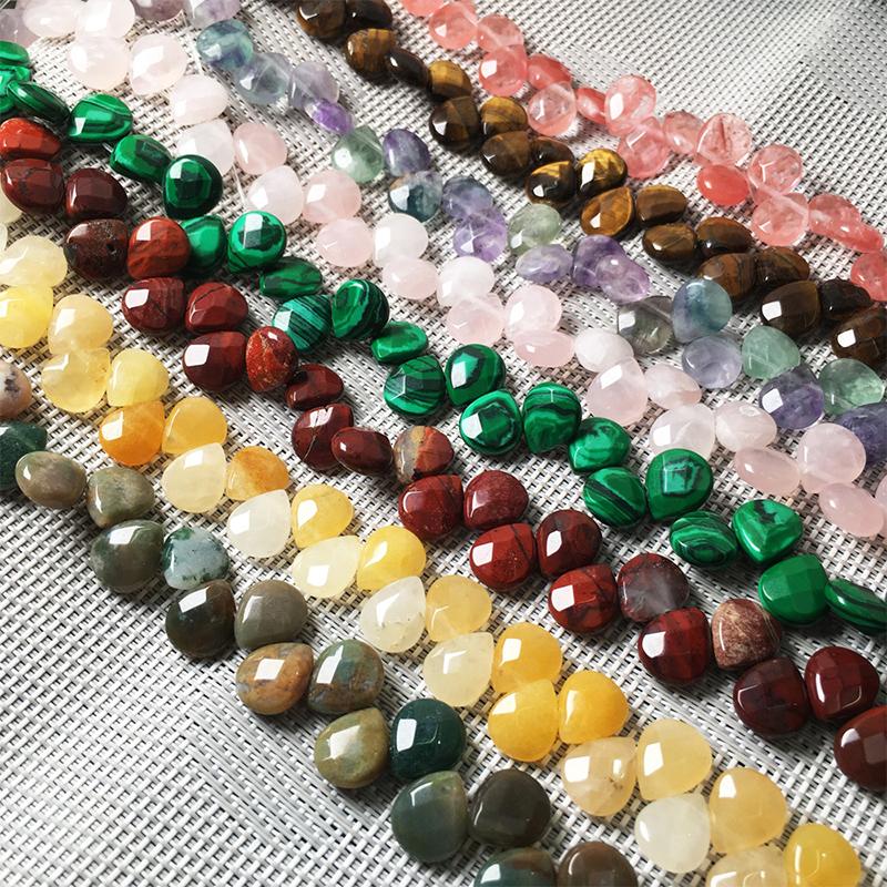 Other Natural Stone Horizontal Hole Drop-shaped Faceted Semi-precious Beads 30 Pcs/length 20cm DIY Bracelet Necklace Loose
Other Natural Stone Horizontal Hole Drop-shaped Faceted Semi-precious Beads 30 Pcs/length 20cm DIY Bracelet Necklace Loose