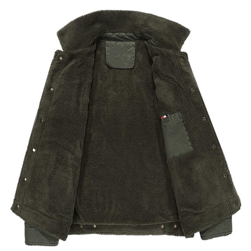 Men's Jackets Winter Bomber Jacket Men Cotton Fleece Thick Warm Coats Male Fur Collar Army Tactical Outwear Windbreaker Jackets,TA195