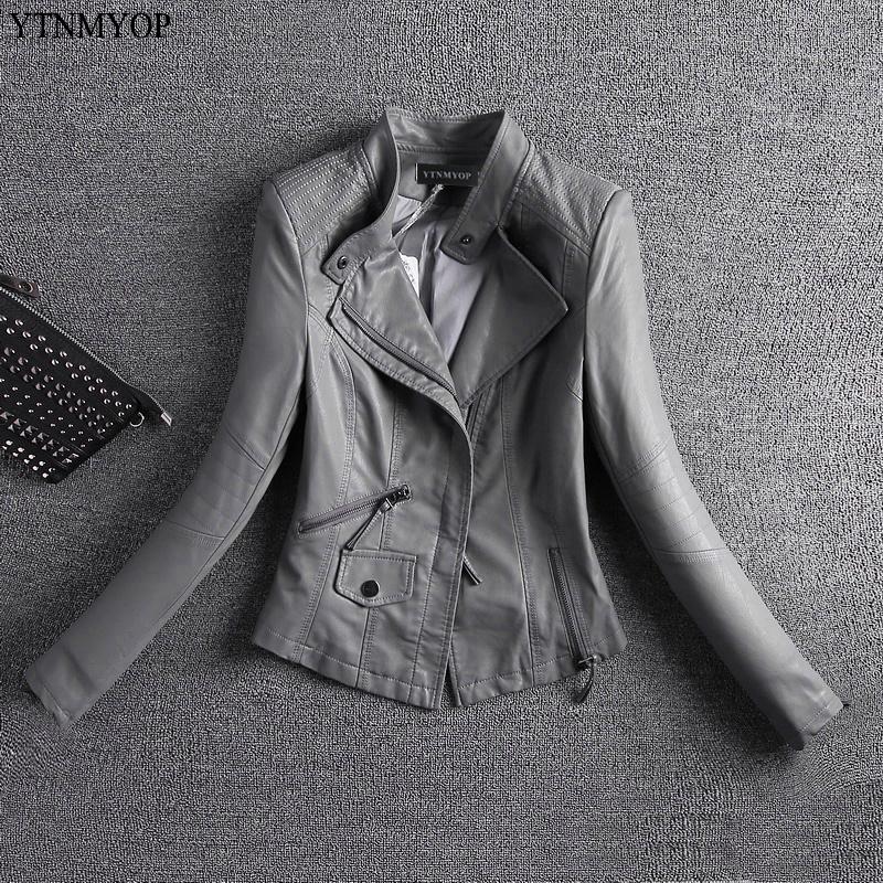 Women's Leather & Faux YTNMYOP Spring Jacket Women Grey Motorcycle Coat Outerwear 2021 Slim Female Clothing Short Suede, Black
Women's Leather & Faux YTNMYOP Spring Jacket Women Grey Motorcycle Coat Outerwear 2021 Slim Female Clothing Short Suede, Black
