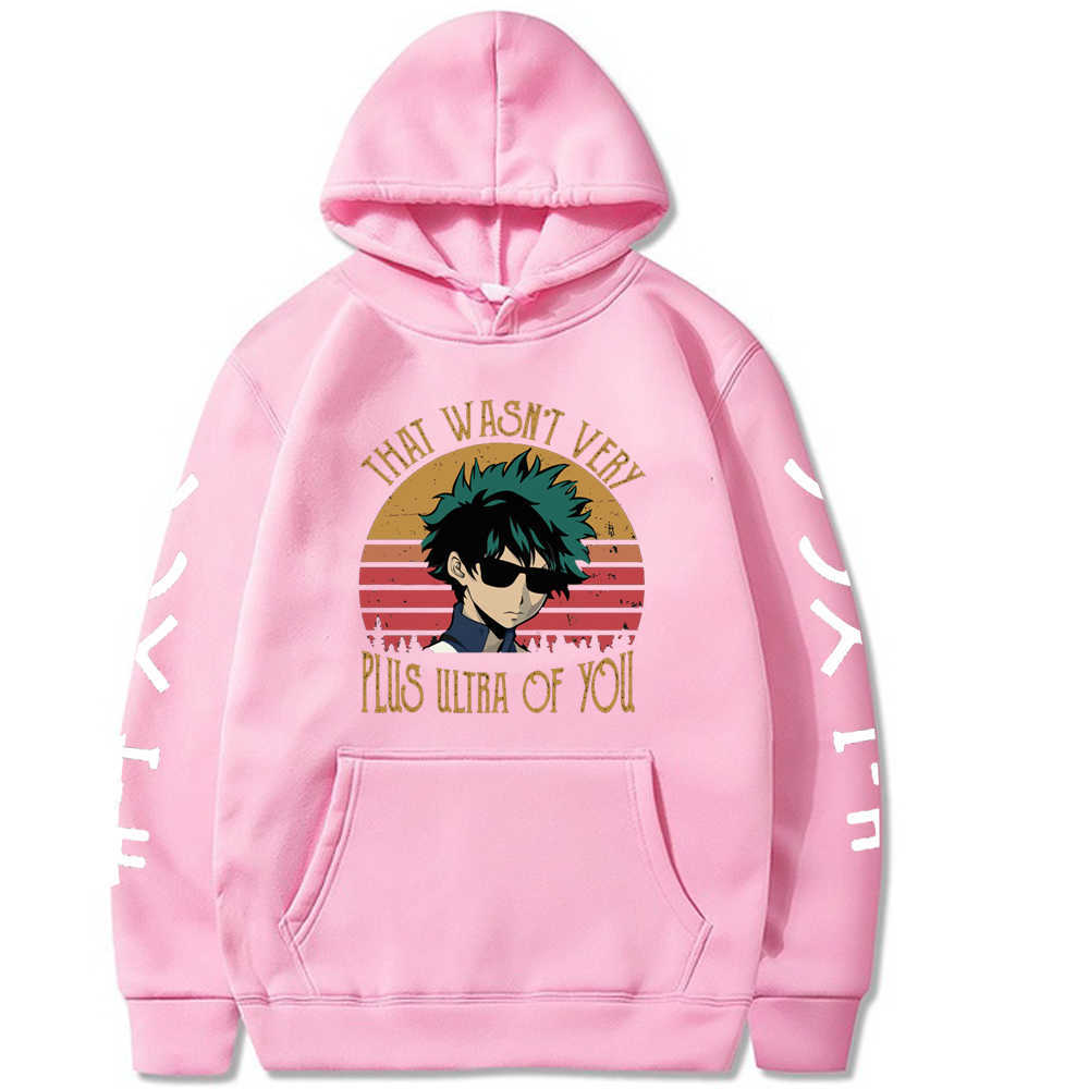 My Hero Academia That Wasn'T Very Plus Ultra Of You Printed Men/women Hoodie Long Sleeve Sweatshirt Y0804