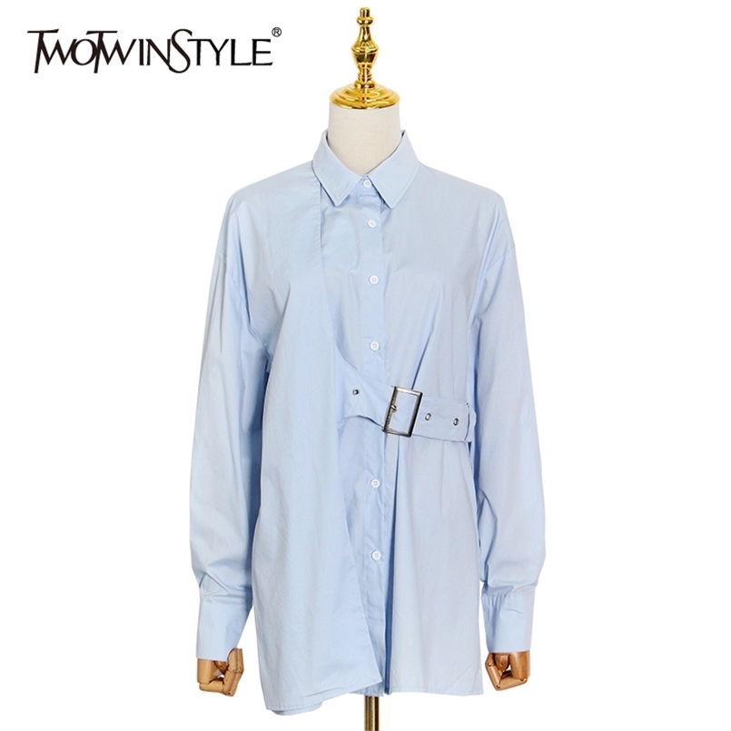 Black Joker Patchwork Shirt For Women Lapel Long Sleeve Casual Korean Blouse Female Fashion Clothing Spring 210524, Blue
Black Joker Patchwork Shirt For Women Lapel Long Sleeve Casual Korean Blouse Female Fashion Clothing Spring 210524, Blue