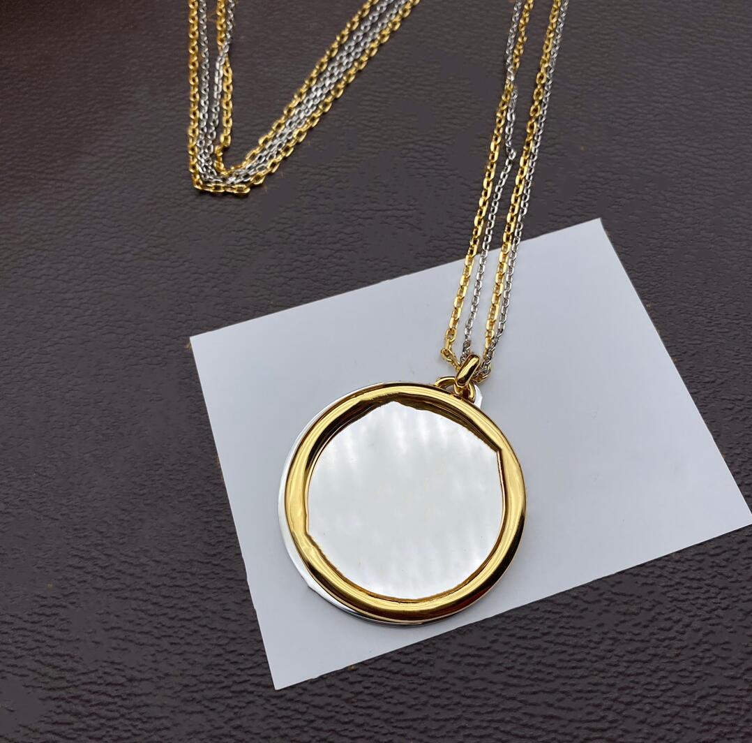 Fashion Luxury Men Woman Charm Long Pendant Necklaces Jewelry Letter Gold and Silver Two-color Chain Pendants
Fashion Luxury Men Woman Charm Long Pendant Necklaces Jewelry Letter Gold and Silver Two-color Chain Pendants