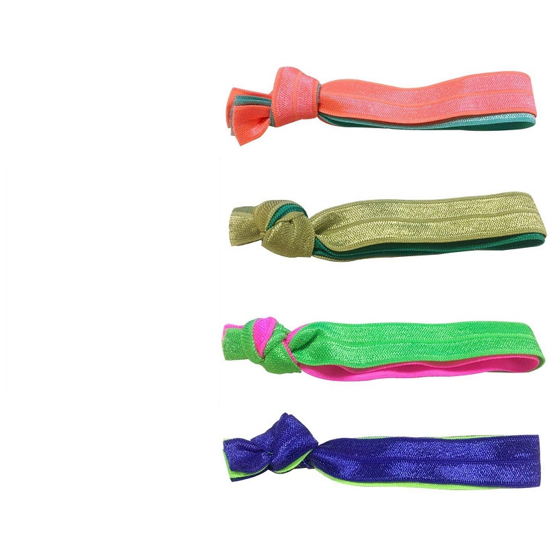 2021 50yards Fold Over Elastic Stretch Foldover FOE Elastics for Hair Ties HeadBands Variety Color