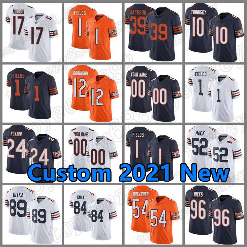 1 Justin Fields Custom Chicagos Men Bear Football Jerseys 52 Khalil Mack 13 Marquise Goodwin Women Allen Robinson II Cole Kmet Youth Mike 14 Andy Dalton Roquan Smith, Custom women(xiongdui)
1 Justin Fields Custom Chicagos Men Bear Football Jerseys 52 Khalil Mack 13 Marquise Goodwin Women Allen Robinson II Cole Kmet Youth Mike 14 Andy Dalton Roquan Smith, Custom women(xiongdui)