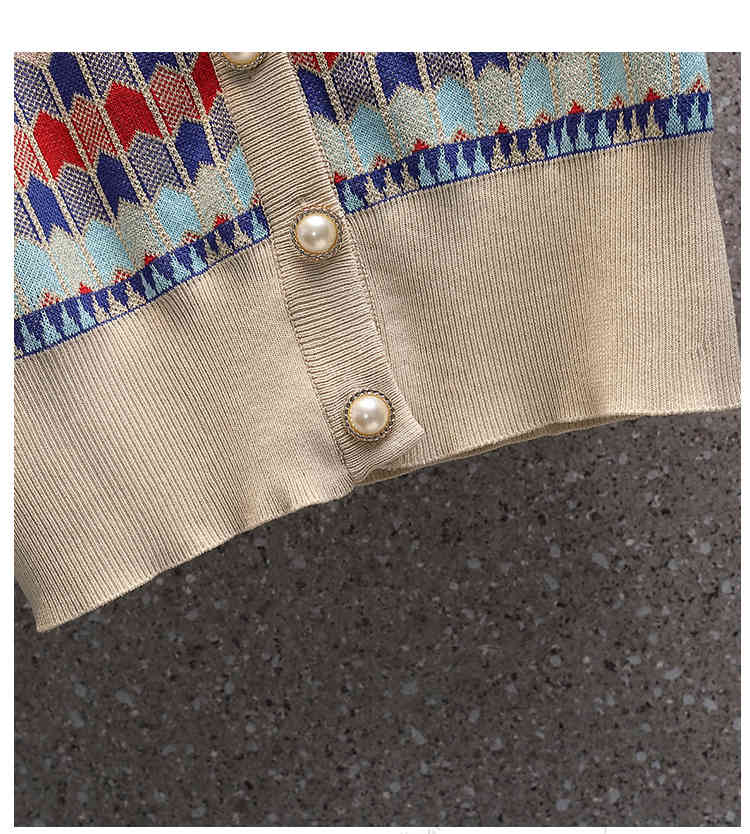 Fashion Knitted Sweater Skirt Two piece set Women's Casual Elegant Single-Breasted Cardigan + A-line Mini Skirts Outfits 210518