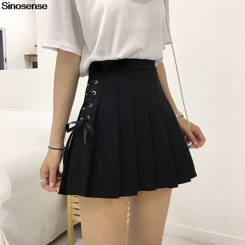 Women Pleated Skirt Solid A Line High Waist Mini Skirt Harajuku Gothic Punk Hip Hop Bow Lace-Up Preppy Style School Uniforms, Mini skirt 01
Women Pleated Skirt Solid A Line High Waist Mini Skirt Harajuku Gothic Punk Hip Hop Bow Lace-Up Preppy Style School Uniforms, Mini skirt 01