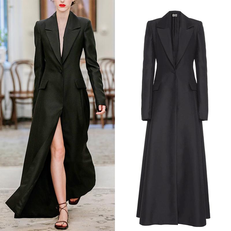 Women' Trench Coats Fashion Black Suit Collar Slim Long Sleeve Thin Commuter Knee Length Windbreaker Women Coat, See chart
Women' Trench Coats Fashion Black Suit Collar Slim Long Sleeve Thin Commuter Knee Length Windbreaker Women Coat, See chart
