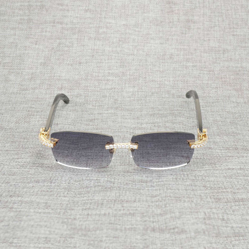 Vintage Rhinestone Black White Buffalo Horn Rimless Sunglasses Men Wood Sun Glasses Metal Frame Shades for Summer Club Eyewear
Vintage Rhinestone Black White Buffalo Horn Rimless Sunglasses Men Wood Sun Glasses Metal Frame Shades for Summer Club Eyewear
