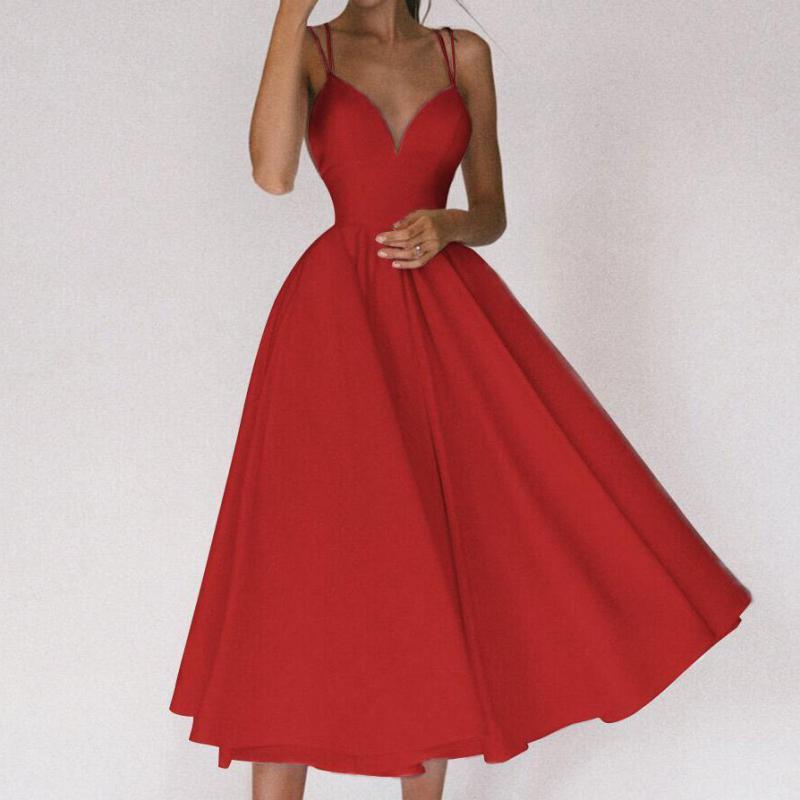 Women Dress Sleeveless Vintage Sexy Party Pink Black White Red Plus Size Evening es Long Off Shoulder 210524