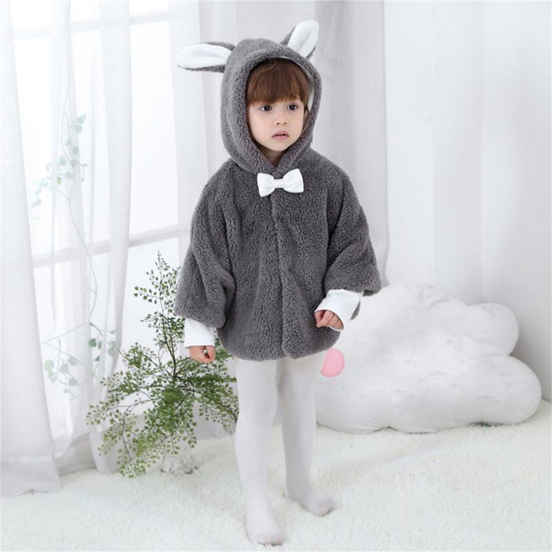 Jackets Toddler Baby Boys Girls Windproof Winter Fleece Coat Cartoon Ears Thicken Warm Hooded Cloak, Gray
Jackets Toddler Baby Boys Girls Windproof Winter Fleece Coat Cartoon Ears Thicken Warm Hooded Cloak, Gray