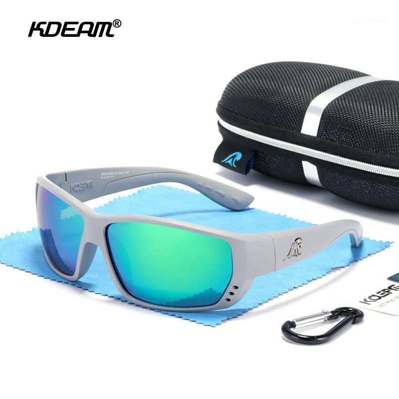 Sunglasses KDEAM Very Cool Sport Style Polarized Men Super Light Eyeglasses Frame Sun Glasses Male High Quality UV Goggles N62