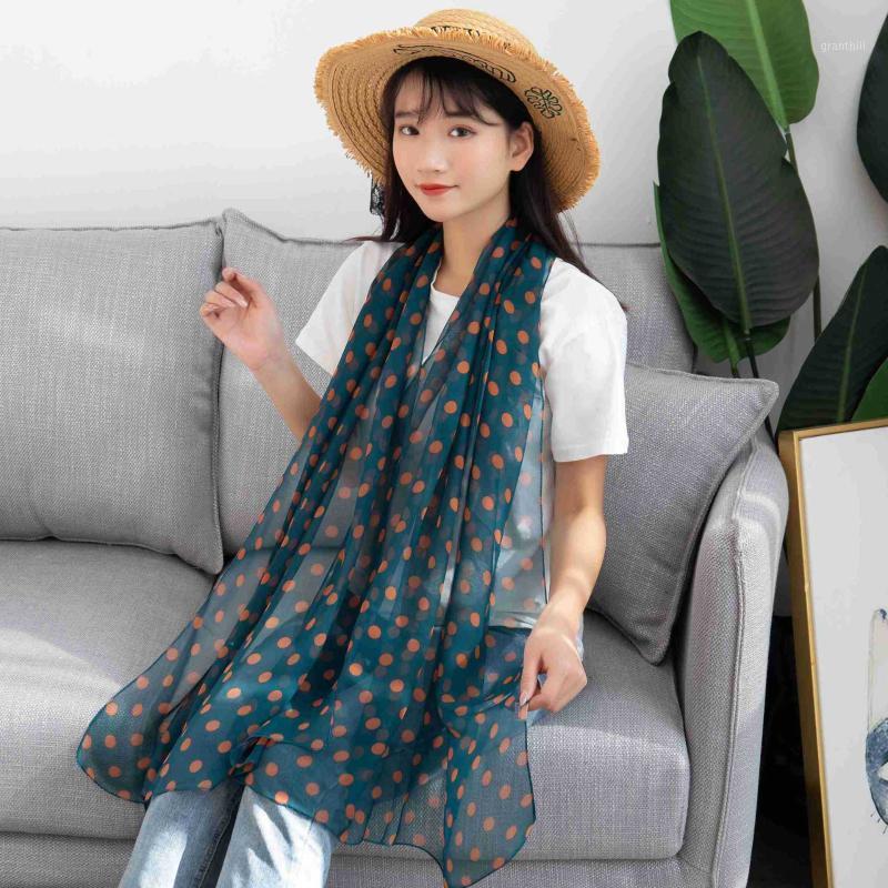 Scarves Fashion Female Thin Silk Scarf Small Dot Printing Georgette Elegant Decorate Warmer Bandana Seaside Sunscreen Shawl, Blue;gray
Scarves Fashion Female Thin Silk Scarf Small Dot Printing Georgette Elegant Decorate Warmer Bandana Seaside Sunscreen Shawl, Blue;gray