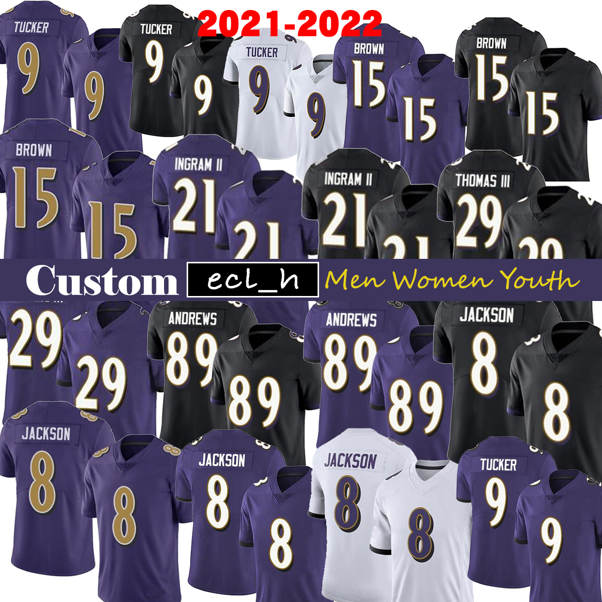 2021 football jersey custom Men Women Youth 8 Jackson 9 Justin Tucker 89 Andrews 15 Marquise Brown 21 Mark Ingram II 29 Earl Thomas III 44 Humphrey 99 Oweh 6 Queen 20 Reed, As
2021 football jersey custom Men Women Youth 8 Jackson 9 Justin Tucker 89 Andrews 15 Marquise Brown 21 Mark Ingram II 29 Earl Thomas III 44 Humphrey 99 Oweh 6 Queen 20 Reed, As