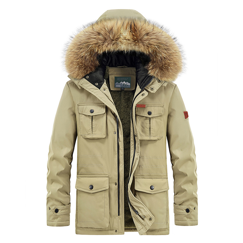 Outdoor Winter Cotton Jacket Men Cotton Washed Jacket Plus Fleece Quilted To Keep Warm Plus Size, Black;brown
Outdoor Winter Cotton Jacket Men Cotton Washed Jacket Plus Fleece Quilted To Keep Warm Plus Size, Black;brown