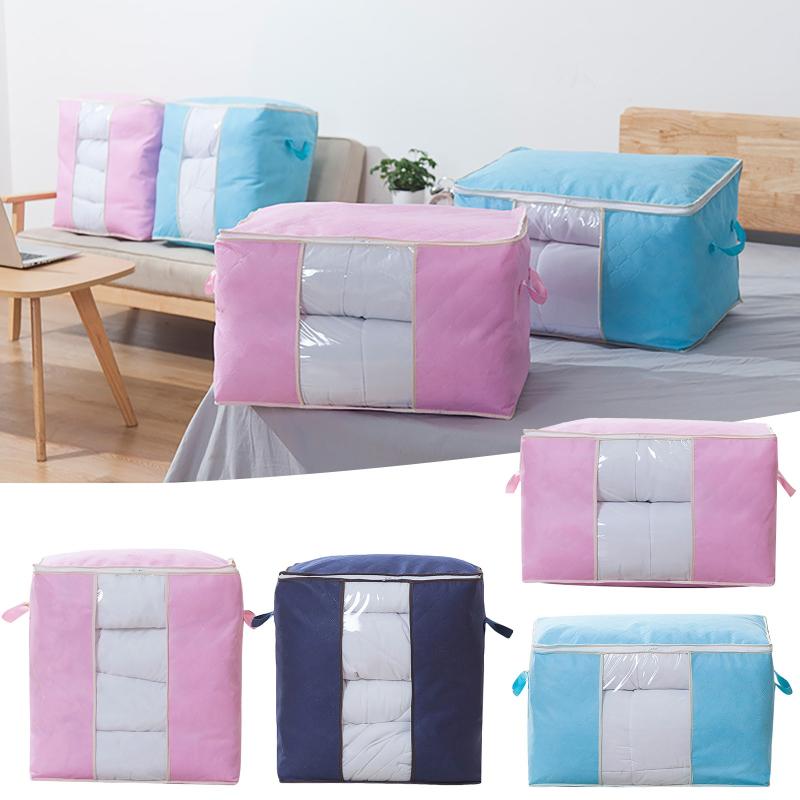 Clothing & Wardrobe Storage Quilt Clothes Bag Zippered For Comforter Blankets Bedding Foldable With Clear Window Organizer Box Bags
Clothing & Wardrobe Storage Quilt Clothes Bag Zippered For Comforter Blankets Bedding Foldable With Clear Window Organizer Box Bags