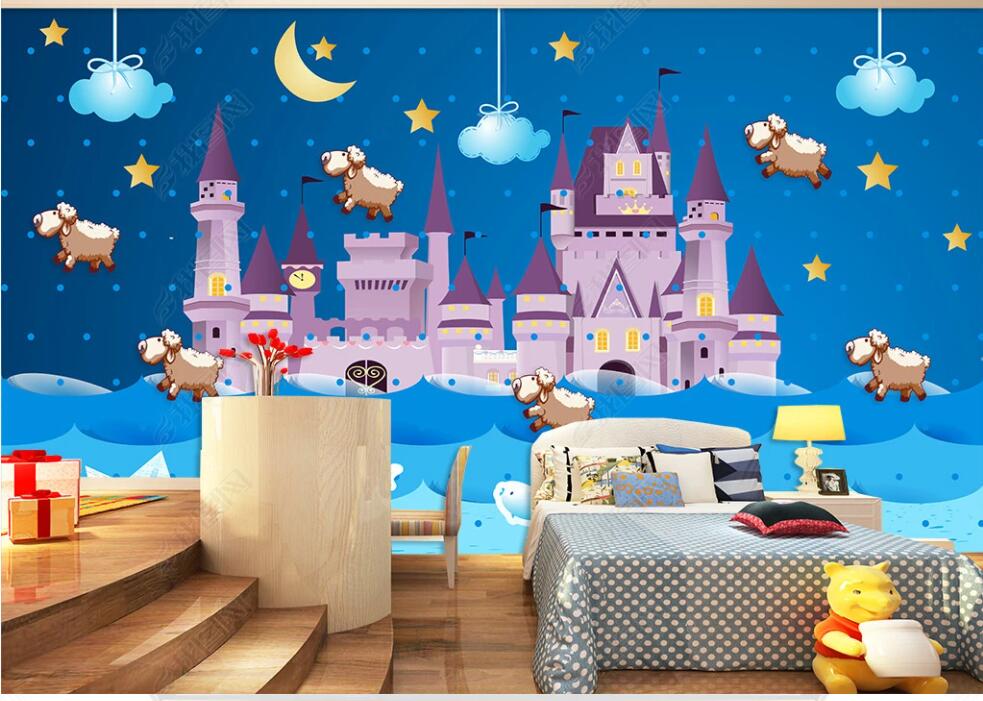 3d wallpaper on the wall custom photo mural Blue starry cartoon castle children's room home decor 3d wall murals wallpaper for walls 3 d, Non-woven
3d wallpaper on the wall custom photo mural Blue starry cartoon castle children's room home decor 3d wall murals wallpaper for walls 3 d, Non-woven