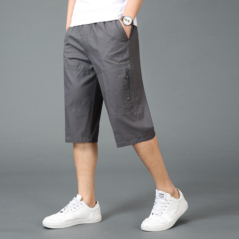 Casual Business Style Sweat Shorts Summer Men Casual Shorts Oversize Mens Cargo Solid Straight Short Pants Men Sweatpants Cotton