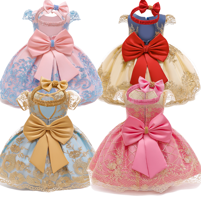 Baby Girl Dress For Girls Party Dress Lace Bow Infant Christening Gown Tutu 1 Year Birthday Dress Free Headband 6 9 12 24 Months, Red
Baby Girl Dress For Girls Party Dress Lace Bow Infant Christening Gown Tutu 1 Year Birthday Dress Free Headband 6 9 12 24 Months, Red