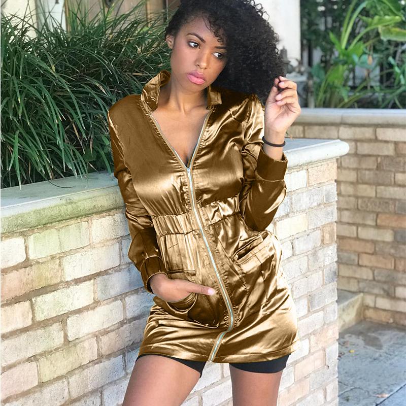 Women's Jackets Sexy Bright Color Lapel Long Sleeve Jacket Coat Women Zip Up Slim Outwear 2022 Spring Fall Korean Kawaii Punk Gothic Y2K Clo, Black;brown
Women's Jackets Sexy Bright Color Lapel Long Sleeve Jacket Coat Women Zip Up Slim Outwear 2022 Spring Fall Korean Kawaii Punk Gothic Y2K Clo, Black;brown