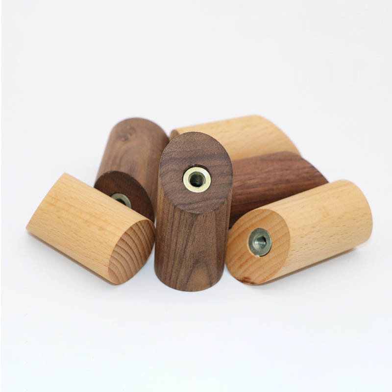 1pcs hanger high quality hat scarf handbag storage rack coat hook natural wood wall decoration bathroom accessories yellow brown