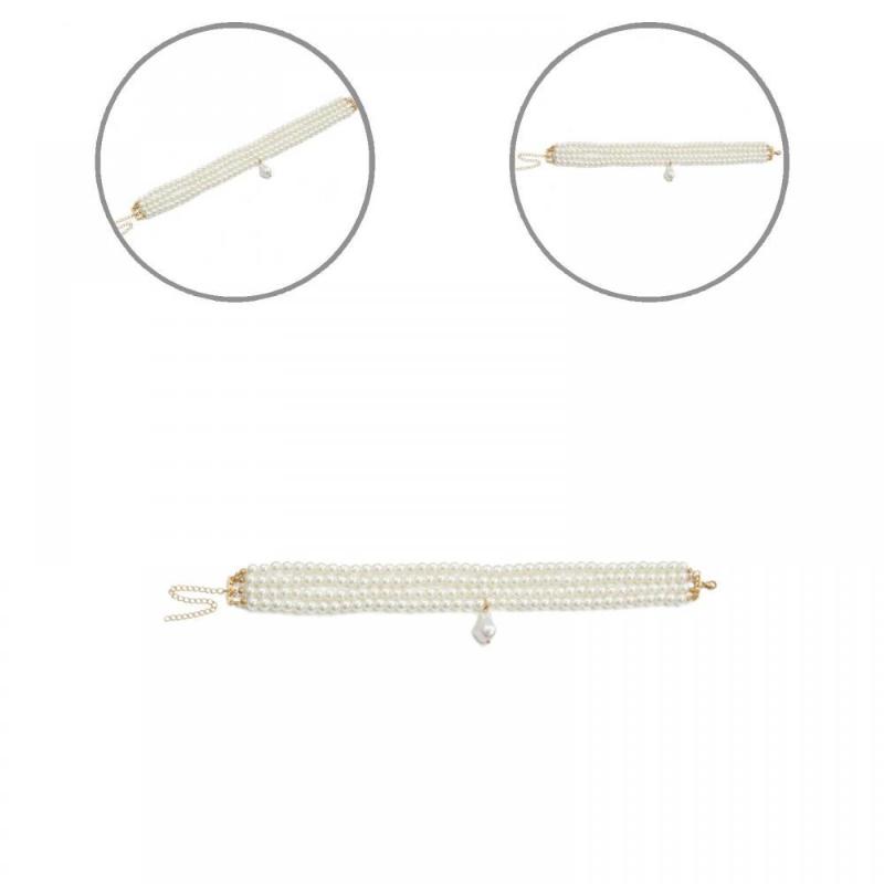 Chokers Elegant Women Multi-layer Faux Pearl Beaded Choker Necklace Party Jewelry Gift
Chokers Elegant Women Multi-layer Faux Pearl Beaded Choker Necklace Party Jewelry Gift