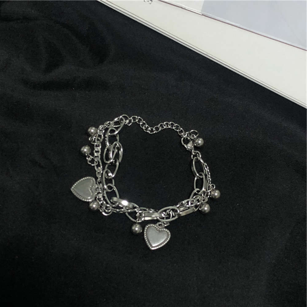 ,bracelet Japan and South Korea Harajuku wind ins net red love double-layer titanium steel bracelet Hong Kong Style Street lovers hip-hop fashion hand, Golden;silver
,bracelet Japan and South Korea Harajuku wind ins net red love double-layer titanium steel bracelet Hong Kong Style Street lovers hip-hop fashion hand, Golden;silver