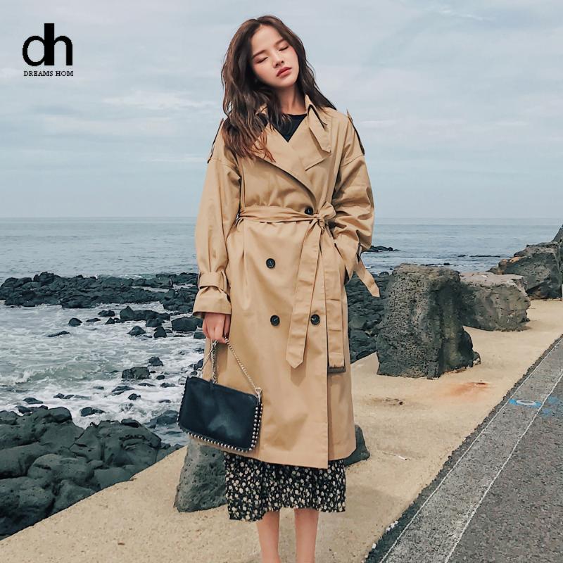 Women's Trench Coats DH Fashion Women Coat Autumn Spring Outerwear Oversize Quality Long Double-Breasted Belt Blue Khaki Lady Clothes, Tan;black
Women's Trench Coats DH Fashion Women Coat Autumn Spring Outerwear Oversize Quality Long Double-Breasted Belt Blue Khaki Lady Clothes, Tan;black
