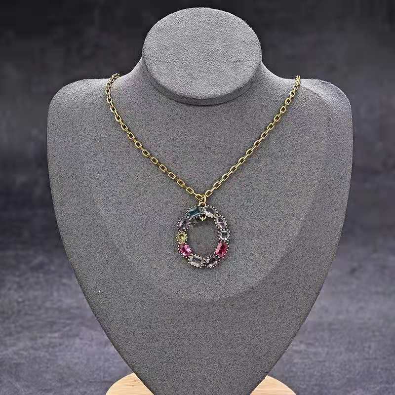 High Polished Classic Design Women Earrings Colorful crystal Necklace Stainless Steel Gold Silver Rose Colors Sets Heart Love Pendant Trendy Jewelry Wholesale
High Polished Classic Design Women Earrings Colorful crystal Necklace Stainless Steel Gold Silver Rose Colors Sets Heart Love Pendant Trendy Jewelry Wholesale