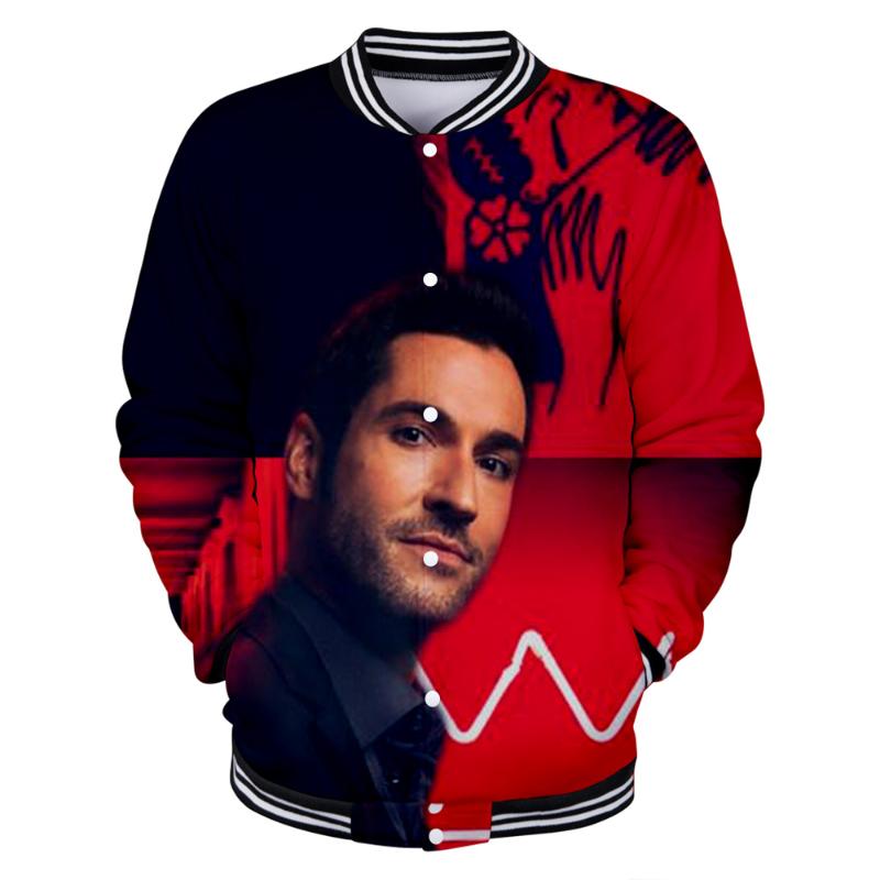 Men's Hoodies & Sweatshirts Lucifer 3D Casual Cool Slim Baseball Jacket Women/men 2021 Fashion Long-sleeved Loose Uniform, As shown
Men's Hoodies & Sweatshirts Lucifer 3D Casual Cool Slim Baseball Jacket Women/men 2021 Fashion Long-sleeved Loose Uniform, As shown