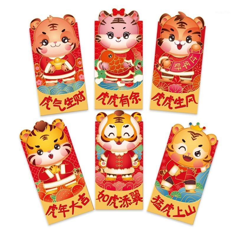 Gift Wrap 6Pcs 2022 Chinese Zodiac Year Red Envelopes Cute Cartoon Tiger Print Lucky Festival Money Pockets Dropship
Gift Wrap 6Pcs 2022 Chinese Zodiac Year Red Envelopes Cute Cartoon Tiger Print Lucky Festival Money Pockets Dropship