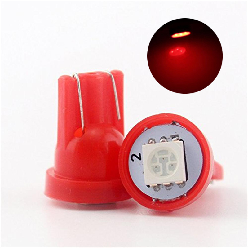 50Pcs Auto Red T10 5050 1SMD LED Bulbs For Car Clearance Lamps Instrument Lights Dome Trunk License Plate Light 12V
50Pcs Auto Red T10 5050 1SMD LED Bulbs For Car Clearance Lamps Instrument Lights Dome Trunk License Plate Light 12V