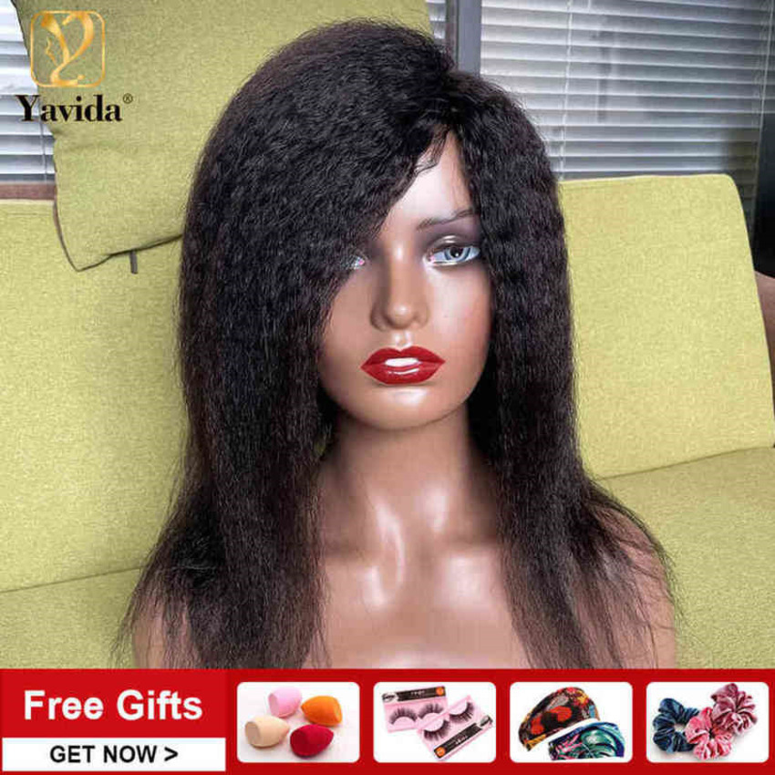 Yavida Brazilian Yaki Wig Hu Made Machine Natural Black emy Kinky Straight Hair Wigs For Women
Yavida Brazilian Yaki Wig Hu Made Machine Natural Black emy Kinky Straight Hair Wigs For Women
