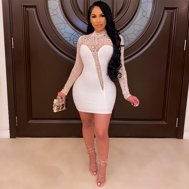 Casual Dresses Hirigin Gorgeous Crystal Mini Dress Womens Elegant White Sequins Patchwork Party Club BIrthday Outfits 2022, Black
Casual Dresses Hirigin Gorgeous Crystal Mini Dress Womens Elegant White Sequins Patchwork Party Club BIrthday Outfits 2022, Black